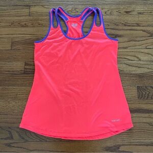 Hind Orange Purple Activewear Racerback Performance Tank Women’s Small